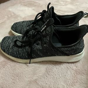 Black Adidas sneakers!